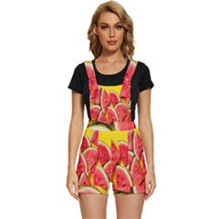 Watermelon Short Overalls
