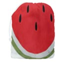Watermelon Pillow Fluffy Drawstring Pouch (3XL) View2
