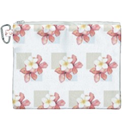 Floral Canvas Cosmetic Bag (xxxl) by Sparkle