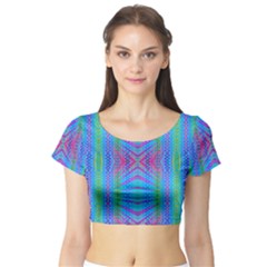 Beam Me Up Short Sleeve Crop Top