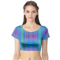 Beam Me Up Short Sleeve Crop Top View1