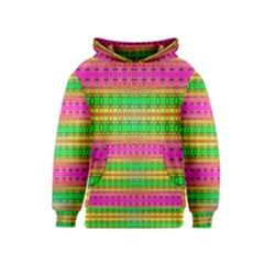 Peace And Love Kids  Pullover Hoodie by Thespacecampers