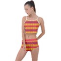 Tranquil Peaches Summer Cropped Co-Ord Set View1