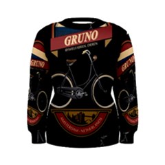 Gruno Bike 002 By Trijava Printing Women s Sweatshirt by nate14shop