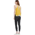 Hexagons Yellow Honeycomb Hive Bee Hive Pattern Flowy Camisole Tank Top View2