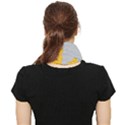 Hexagons Yellow Honeycomb Hive Bee Hive Pattern Face Covering Bandana (Triangle) View2