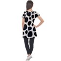 Texture Design Wallpaperpublic Puff Sleeve Tunic Top View2