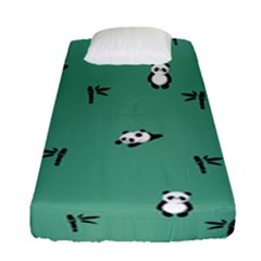 Pandas Pattern Fitted Sheet (single Size)