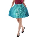 Bubbles Water Bub A-Line Pocket Skirt View1