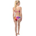 Colorful Painting Twist Bandeau Bikini Set View2