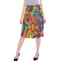Mandalas Colorful Abstract Ornamental Midi Beach Skirt View1