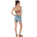 Mandalas Colorful Abstract Ornamental Woven Tie Front Bralet View2