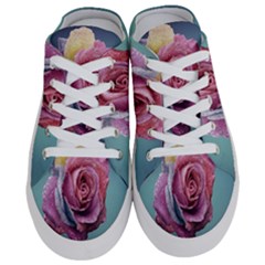 Rose Flower Love Romance Beautiful Half Slippers by artworkshop
