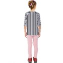 Barcode Pattern Kids  Quarter Sleeve Raglan Tee View2