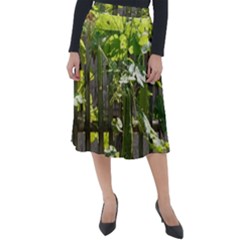 Bitter Melon Classic Velour Midi Skirt 