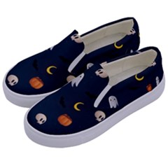 Halloween Kids  Canvas Slip Ons by nate14shop