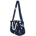 Halloween Ghost Pumpkin Bat Skull Rope Handles Shoulder Strap Bag View1