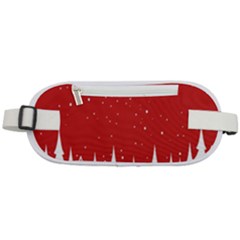 Merry Cristmas,royalty Rounded Waist Pouch by nate14shop