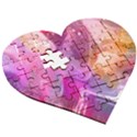 Background-color Wooden Puzzle Heart View3