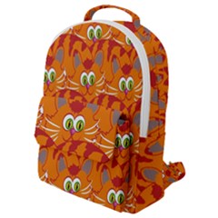 Animals Pet Cats Flap Pocket Backpack (small) by artworkshop