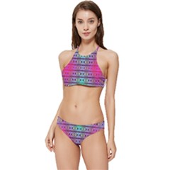 Beam Town Banded Triangle Bikini Set