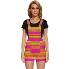 Calming Peace Short Overalls