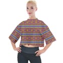 Eye Swirl Mock Neck Tee View1