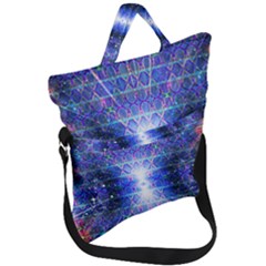 Galaburst Fold Over Handle Tote Bag