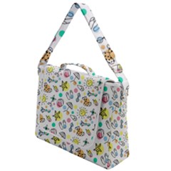 Drawing Pattern Box Up Messenger Bag