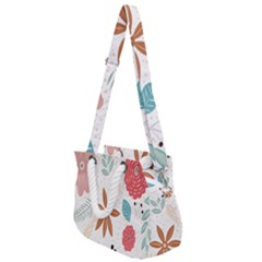 Nature Flora Rope Handles Shoulder Strap Bag