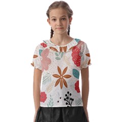 Nature Flora Kids  Frill Chiffon Blouse