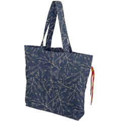 Nature Twigs Drawstring Tote Bag by artworkshop