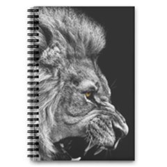 Angry Male Lion 5 5  X 8 5  Notebook