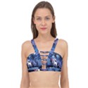 Unicorn Starry Night Cage Up Bikini Top View1