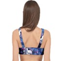 Unicorn Starry Night Cage Up Bikini Top View2