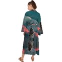 Astronaut-moon-space-nasa-planet Maxi Kimono View2