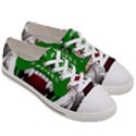 Monster-mask-alien-horror-devil Men s Low Top Canvas Sneakers View3