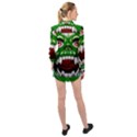 Monster-mask-alien-horror-devil Long Sleeve Chiffon Shirt View2