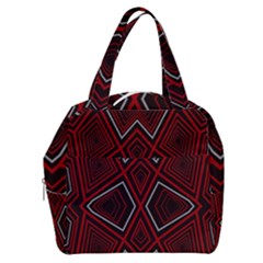 Abstract Pattern Geometric Backgrounds Boxy Hand Bag by Eskimos