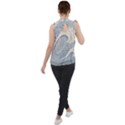 4c2e940f5bda3ab6630f3af5b374bd0a Mock Neck Chiffon Sleeveless Top View2