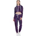 Feather Cropped Zip Up Lounge Set View1