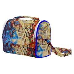 Colorful Structure Satchel Shoulder Bag