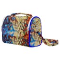 Colorful Structure Satchel Shoulder Bag View1