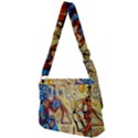 Colorful Structure Full Print Messenger Bag (S) View2