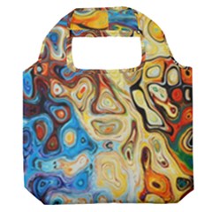 Colorful Structure Premium Foldable Grocery Recycle Bag
