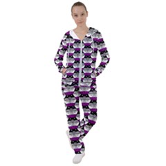 Hackers Town Void Mantis Hexagon Asexual Ace Pride Flag Women s Tracksuit