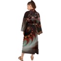 Digital-fractal-fractals-fantasy Maxi Kimono View2