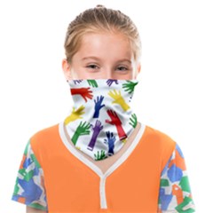 Integration-inclusion-hands-help Face Covering Bandana (kids)