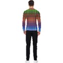 Fractaled Pixels Men s Long Sleeve Rash Guard View2