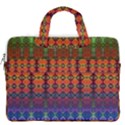 Fractaled Pixels MacBook Pro13  Double Pocket Laptop Bag View2